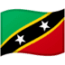 🇰🇳 flag: St. Kitts & Nevis display on Google